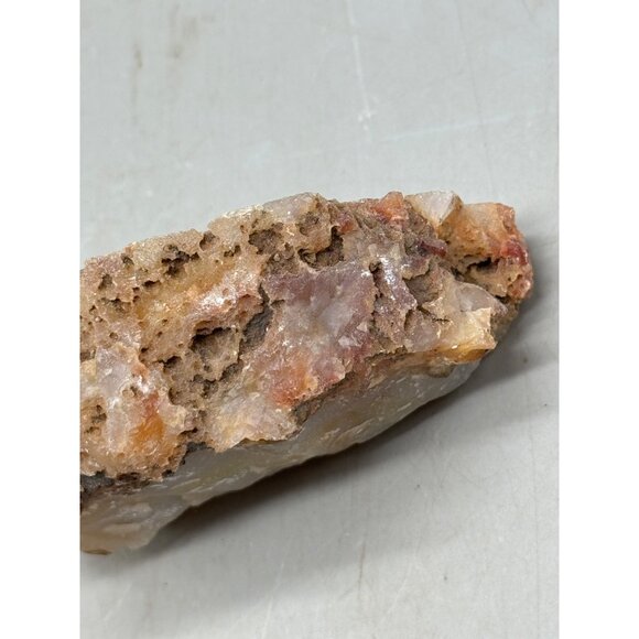 Raw Geode Quartz Specimen With Natural Crystalline Formations Earthy Tones READ - Picture 5 of 12